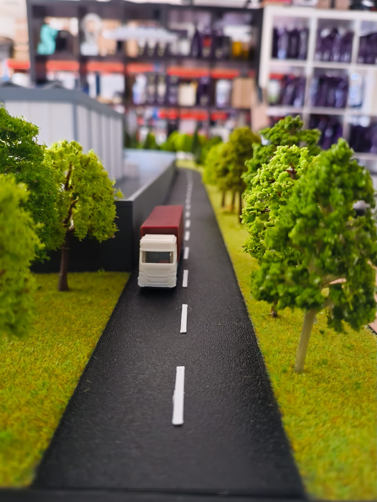 Maqueta industrial exterior impresa en 3D
