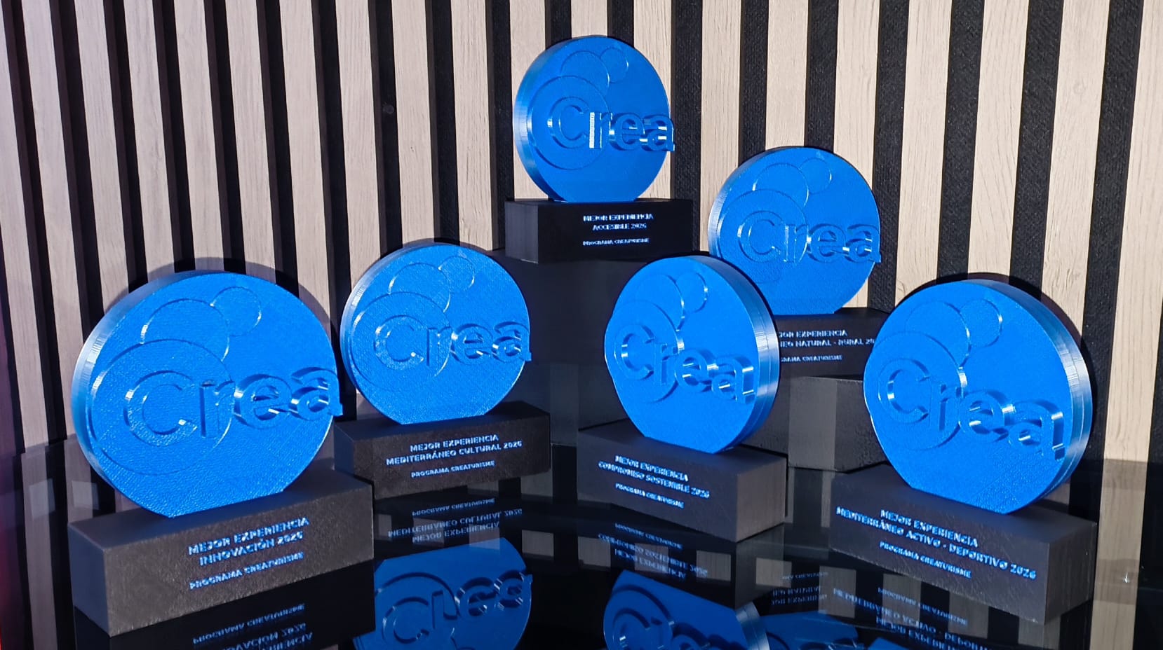 Trofeos Crea premios culturales azules